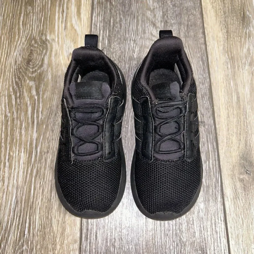 Adidas Racer Youth US Size 8.5K TR21 Triple Black Sneaker Shoes GZ9129